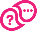 Pink Pill With Question Mark Icon